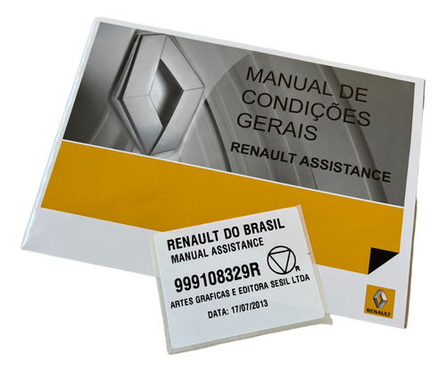 Manual Condições Gerais Renault Assistance Origin 999108329r