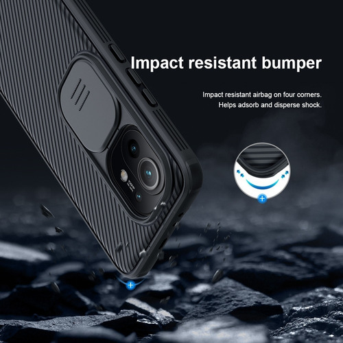Imagen 4 de 4 de Xiaomi Mi 11 Carcasa Nillkin Camshield