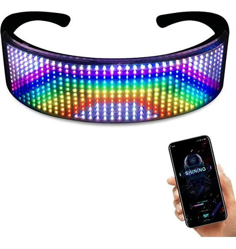 Gafas Led Para Dj, Fiesta, Fiesta, Control De Ojos, Aplicaci