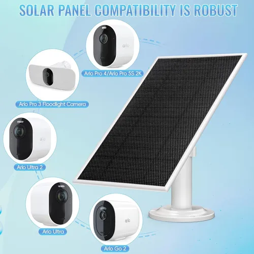 Panel Solar Kagtlta 6v 4.5w Para Cámaras Arlo - Paquete De