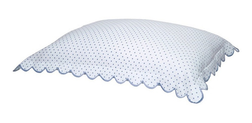 Jogo De Cama Solteiro Poazinho Azul C/ Elastico 220 Fios