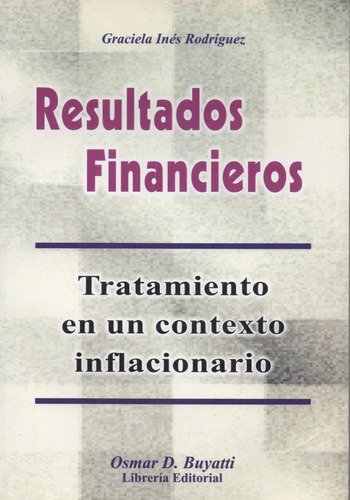 Libro Resultados Financieros  De Graciela Inés Rodriguez