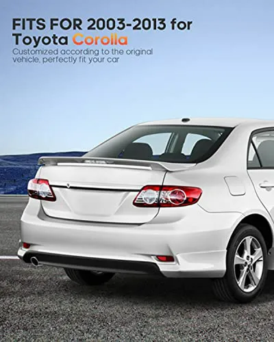 Spoiler Trasero Compatible Con Toyota Corolla.