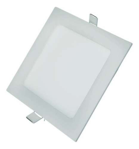 Kit 10 Painel Plafon Led 18w Embutir Quadrado Pop Light Cor Branco 110v/220v
