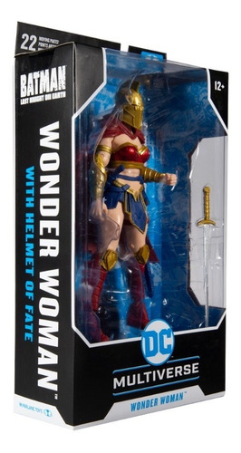 Imagen 8 de 8 de Wonder Woman Figura Dc Mulitiverse With Helmet Of Fate