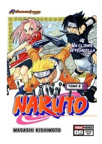 Manga Naruto Tomo  2 - Panini Argentina + Regalo