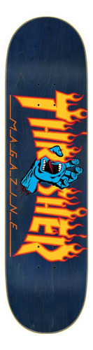 Tabla  Thrasher Screaming Flame Logo 8.25in X 31.8in Santa C