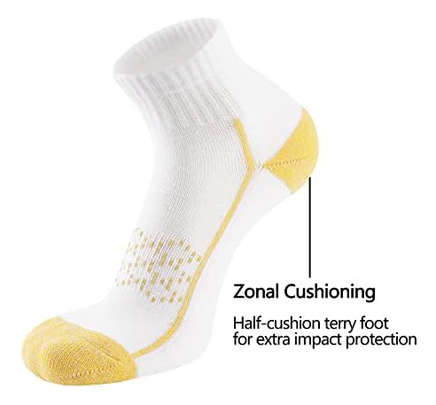 Hepsibah Calcetines Tobilleros Atléticos Para Mujer Algodón