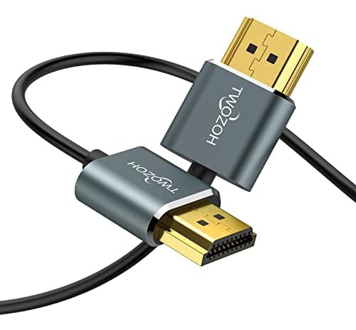 Cable Hdmi A Hdmi Ultrafino De 15 Pies, Ultradelgado Hdmi De