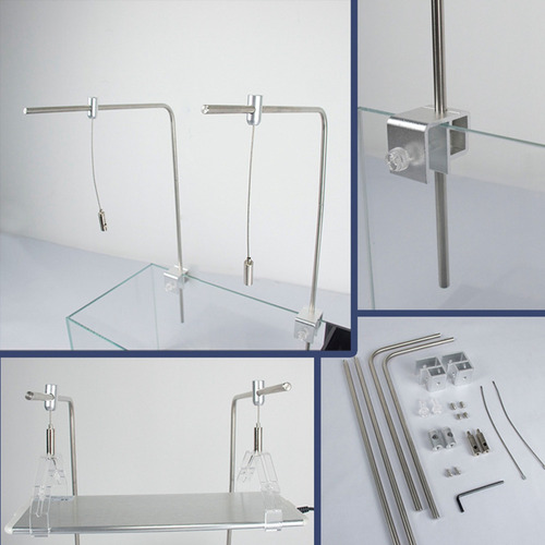 Soporte De Montaje Led Universal Ajustable Para Acuarios, Pe