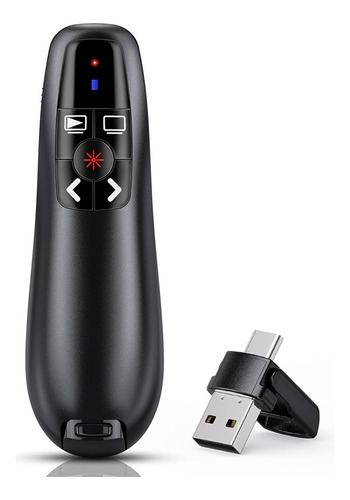 Clicker De Presentaciones De Powerpoint Con Usb C 2 En 1, Re