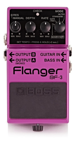 Imagen 5 de 8 de Pedal De Efecto Para Guitarra Boss Bf-3 Flanger