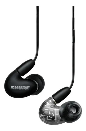 Fones de ouvido intra-auriculares com isolamento de som Shure Aonic 5, cor preta