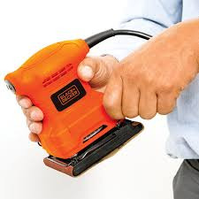 Imagen 5 de 9 de Lijadora Orbital Black+decker Bs200 Naranja 50hz 220v Black