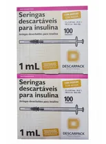 Comprar Seringa Pu002F Insulina - 200 Seringas - 1ml 13mm X 0,45mm
