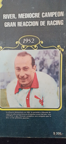 Futbol-historia Del Profesionalismo Fascículo 44 Año 1952