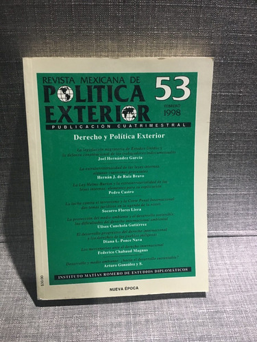 Revista Mexicana De Política Exterior 53-1998