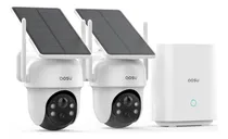 Comprar Cámaras De Seguridad Aosu Inalámbricas 2k Solar Kit 2