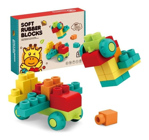 Juego De Bloques De Construcción Suaves Y Variados Niños