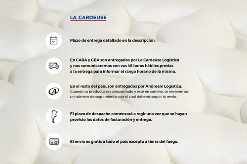 Sommier 1 Plaza La Cardeuse D'oro 80x190
