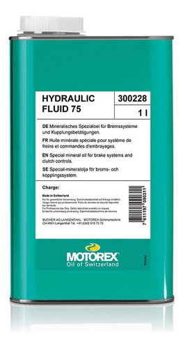 Liquido Hidráulico 75 Motorex Mineral 1 L