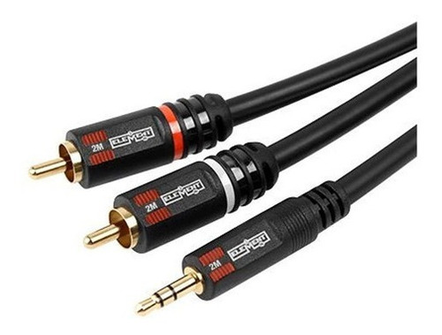 Elementhz 35mm 18 En Mini Estereo A Doble Rca Macho 2m 66 P