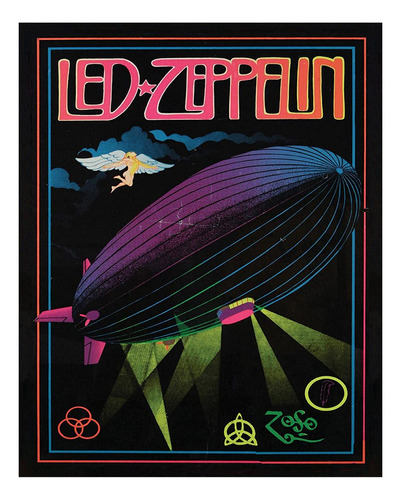 Led Zeppelin - Arte De Pared De Decoracion Musical, Esta Cla