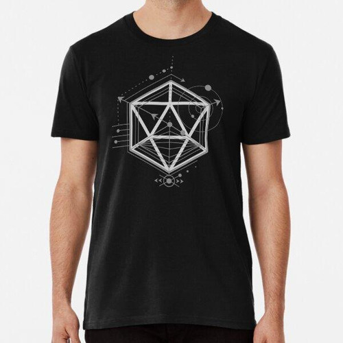 Remera Alquimia Símbolos Polyhedral D20 Dice Tablero Rpg Jue