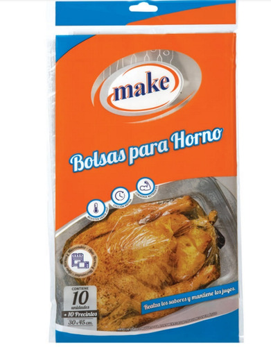 Bolsas Para Hornos Y Microondas Make 10 Unidades