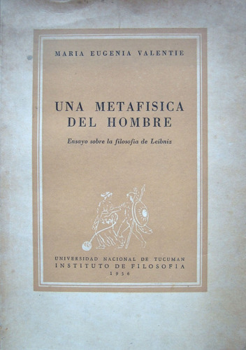Antiguo Libro Una Metafísica Del Hombre Valentie 47n 876