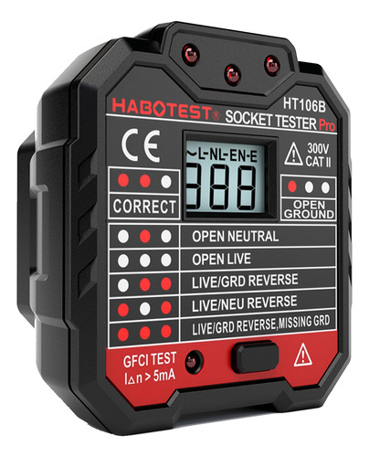 Detector De Electroscopios Habotest Neutro Vivo Tierra Circu