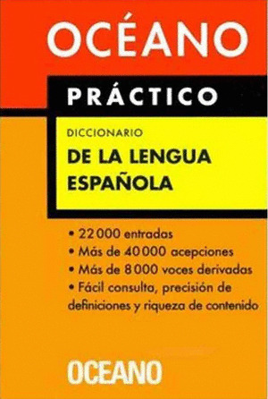 Libro Diccionario Oceano Practico De La Lengua Española