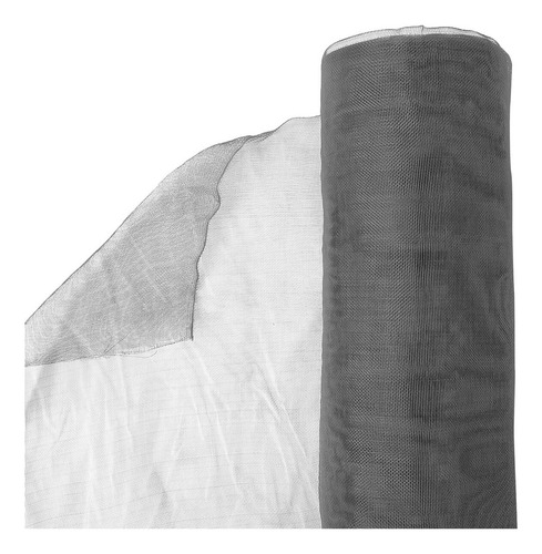 Tela Nylon Cinza 3x9 Metros Para Insetos E Mosquitos