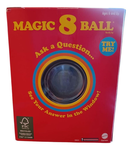 Magic 8 Ball Bola Magica Predictiva Original Mattel