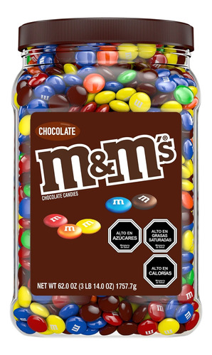 M&m Chocolate Con Leche Jar 1758g