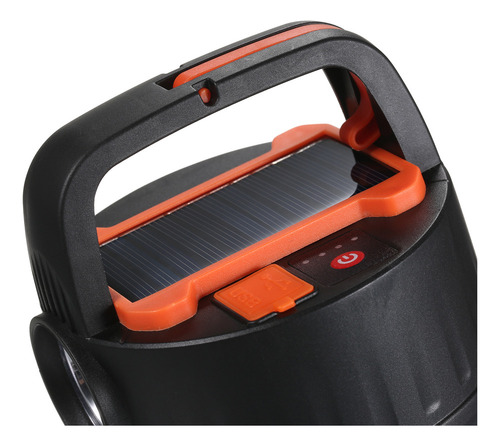 // Lámpara Camping Solar Led Recargable Colgante Emergencia