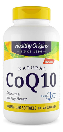 Coenzima Q10 CoQ10 300 mg Healthy Origins 150 cápsulas blandas