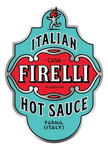 Salsa de chile italiano Firelli Extra Hot Sauce 148 ml
