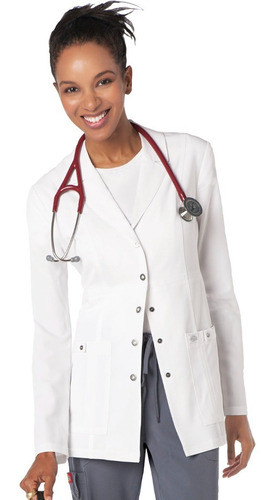 Imagen 2 de 10 de Guardapolvo Mujer Dickies Ambos Usa Mujer Broches Spandex