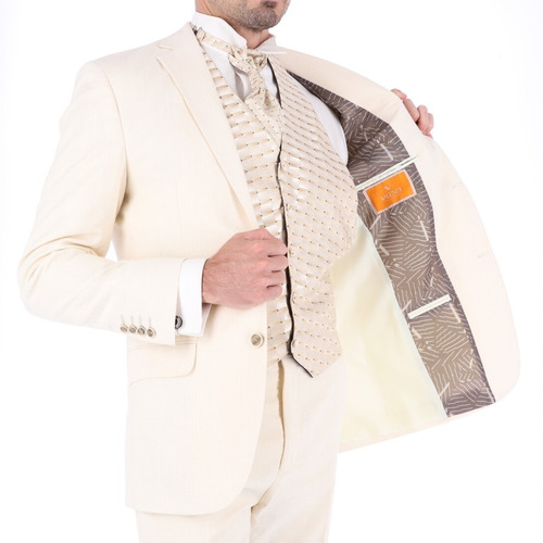 Imagen 4 de 8 de Traje 100% Lino A Precio Directo De Fabrica