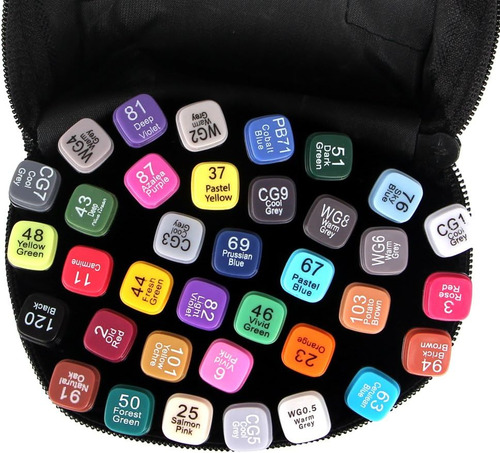 48 Plumones Doble Punta Marcadores Rotuladores Colores Dibuj
