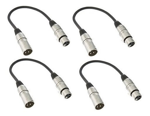 Audio2000s 1ft Xlr Hembra A Xlr Cable De Microfono