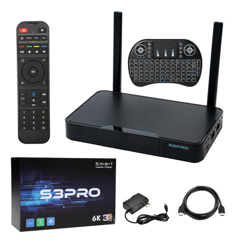 Super Bundle Box Pro Voz Control Remoto Teclado Completo