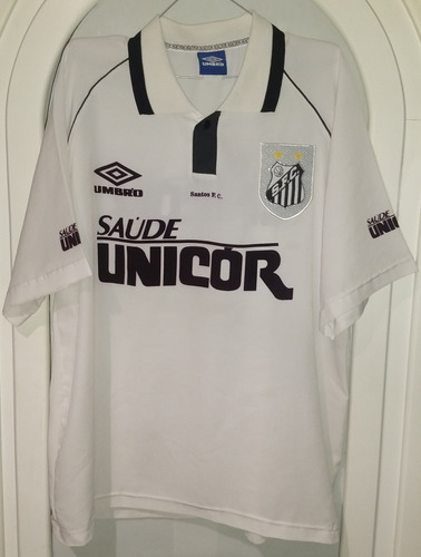 Jersey Santos De Brasil Umbro Talla G-l Año 1997 