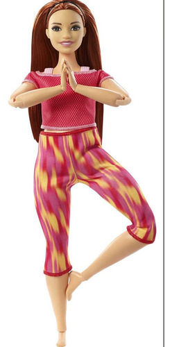 Barbie Made To Move Yoga Pelirroja 435a