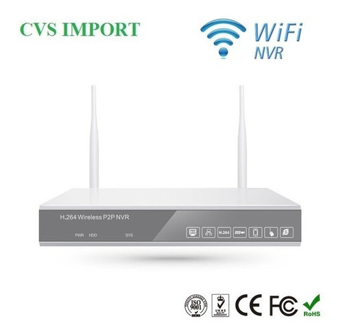 Kit De Cámaras Wifi + Nvr 1 Tera