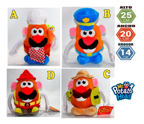 Peluche Toy Story Cara De Papa Mr Potato Head Original Muñec