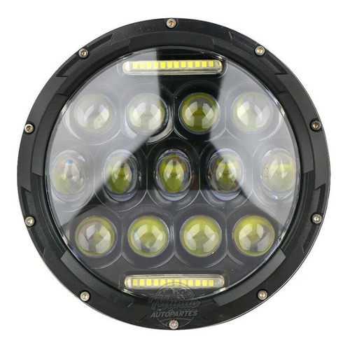 Optica Cree Led 7 Lupa Adaptable A Moto