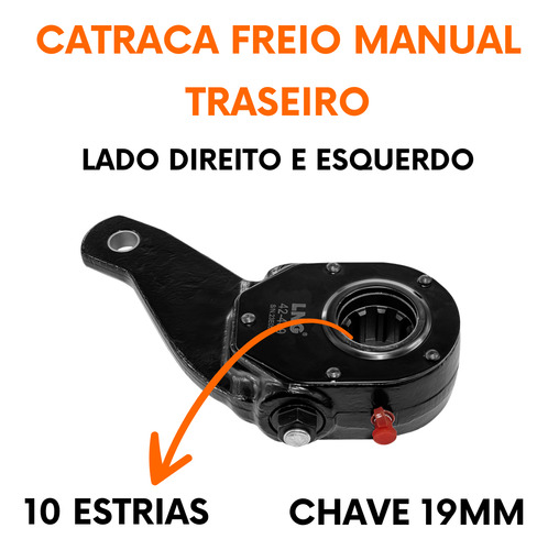 Catraca Freio Manual Traseira Scania 10 Estrias Compatível