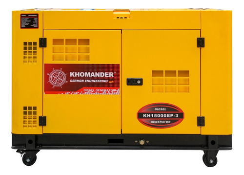 Generador Diesel Encapsulado 12.0 Kw Trif 380v - Khomander